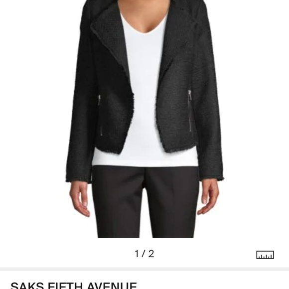 Saks Fifth Avenue Jackets & Blazers - 🖤Saks Fifth Avenue 🖤 tweed, open front jacket